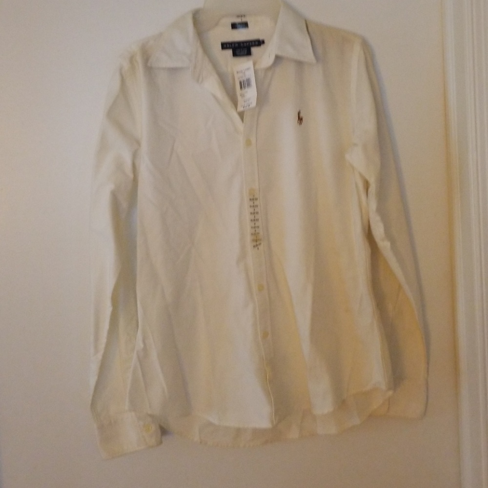 Brand new Polo Ralph Lauren white button down